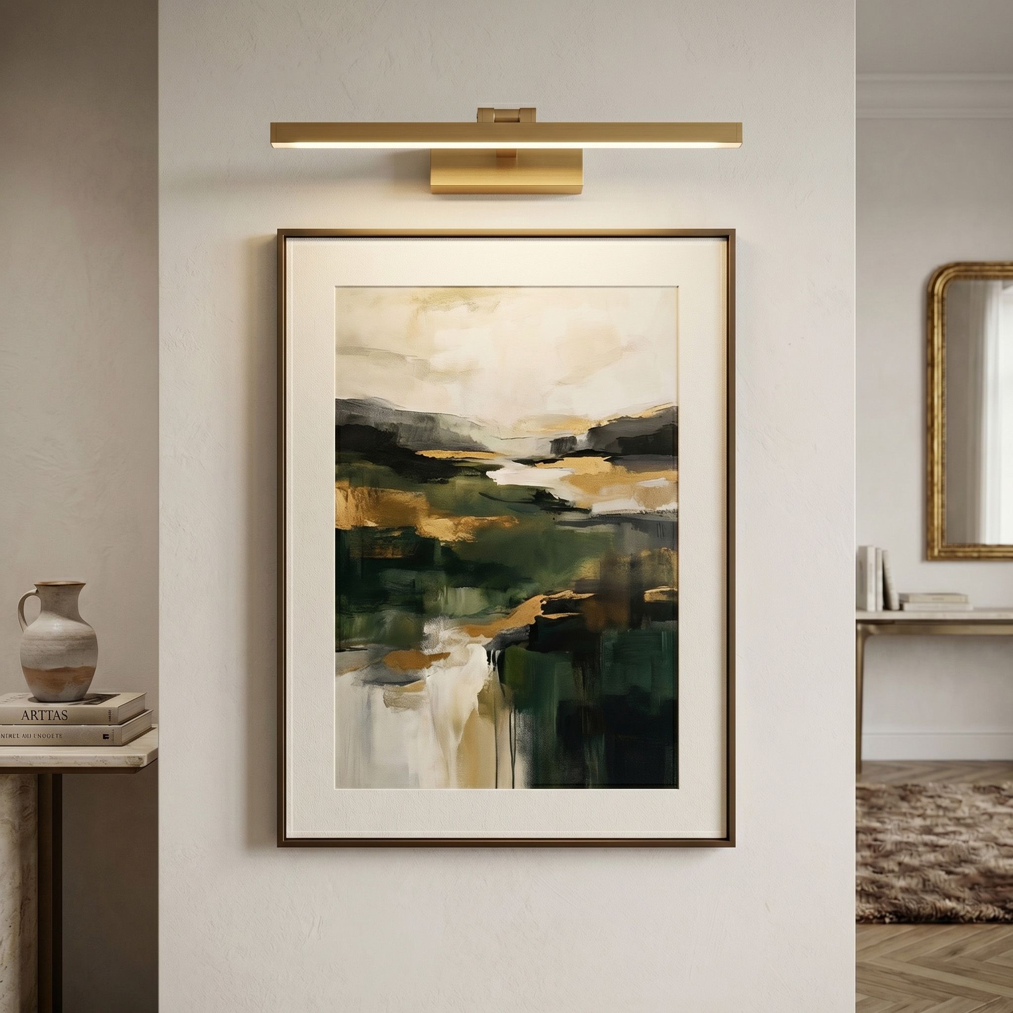 Sieninis šviestuvas Toolight Vonios Sieninis Led Šviestuvas APP1864-1W 60 Cm Gold aprašymas - Prekės nuotrauka