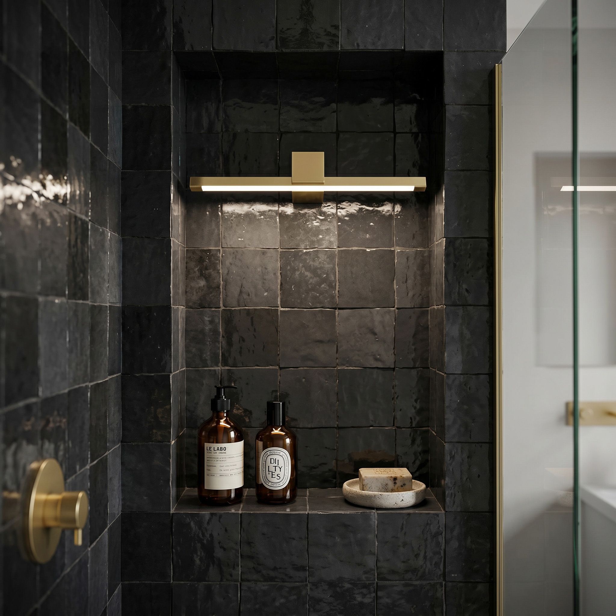 Sieninis šviestuvas Toolight Vonios sieninis LED šviestuvas SWE043-1W 40cm GOLD aprašymas - Prekės nuotrauka