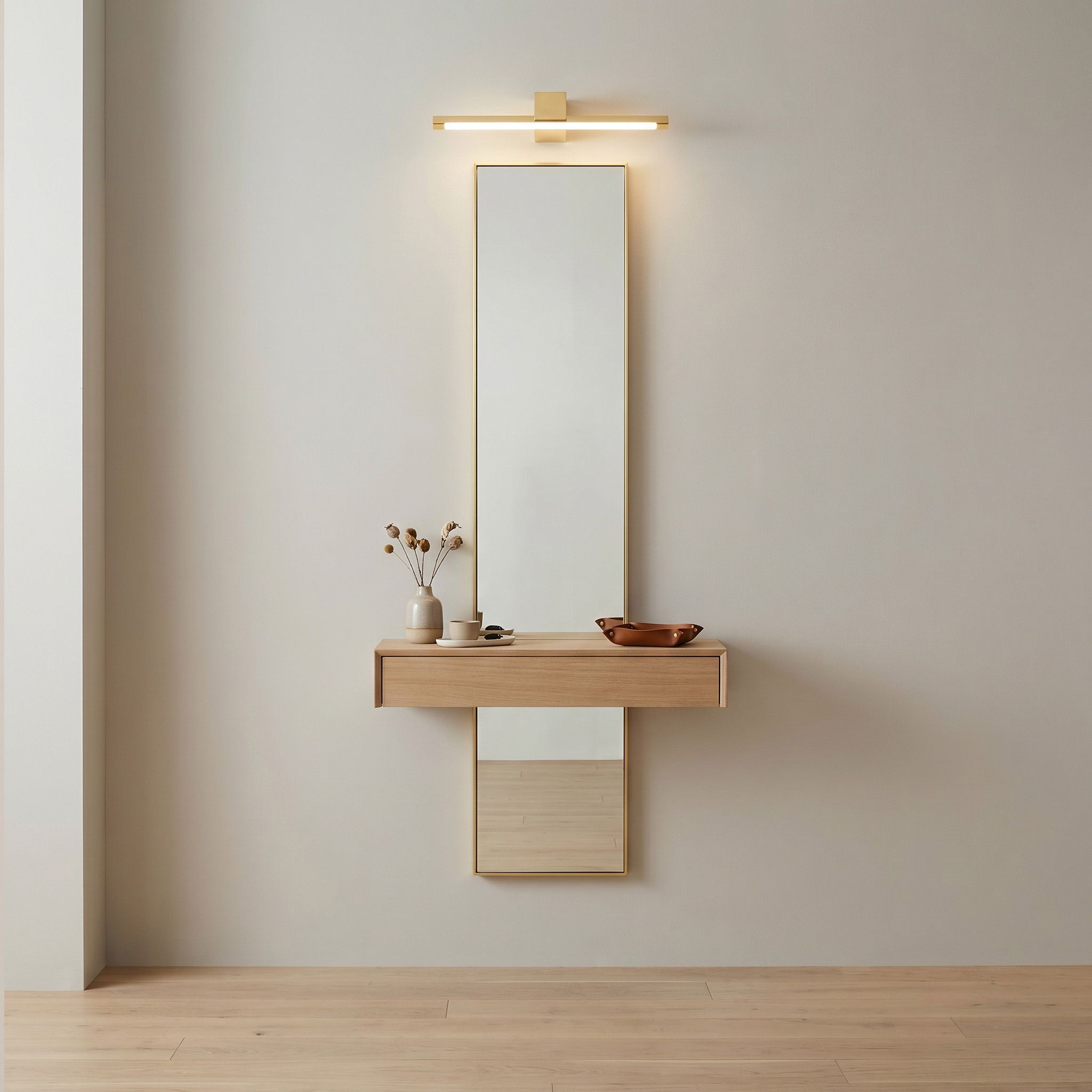 Sieninis šviestuvas Toolight Vonios sieninis LED šviestuvas SWE043-1W 40cm GOLD aprašymas - Prekės nuotrauka