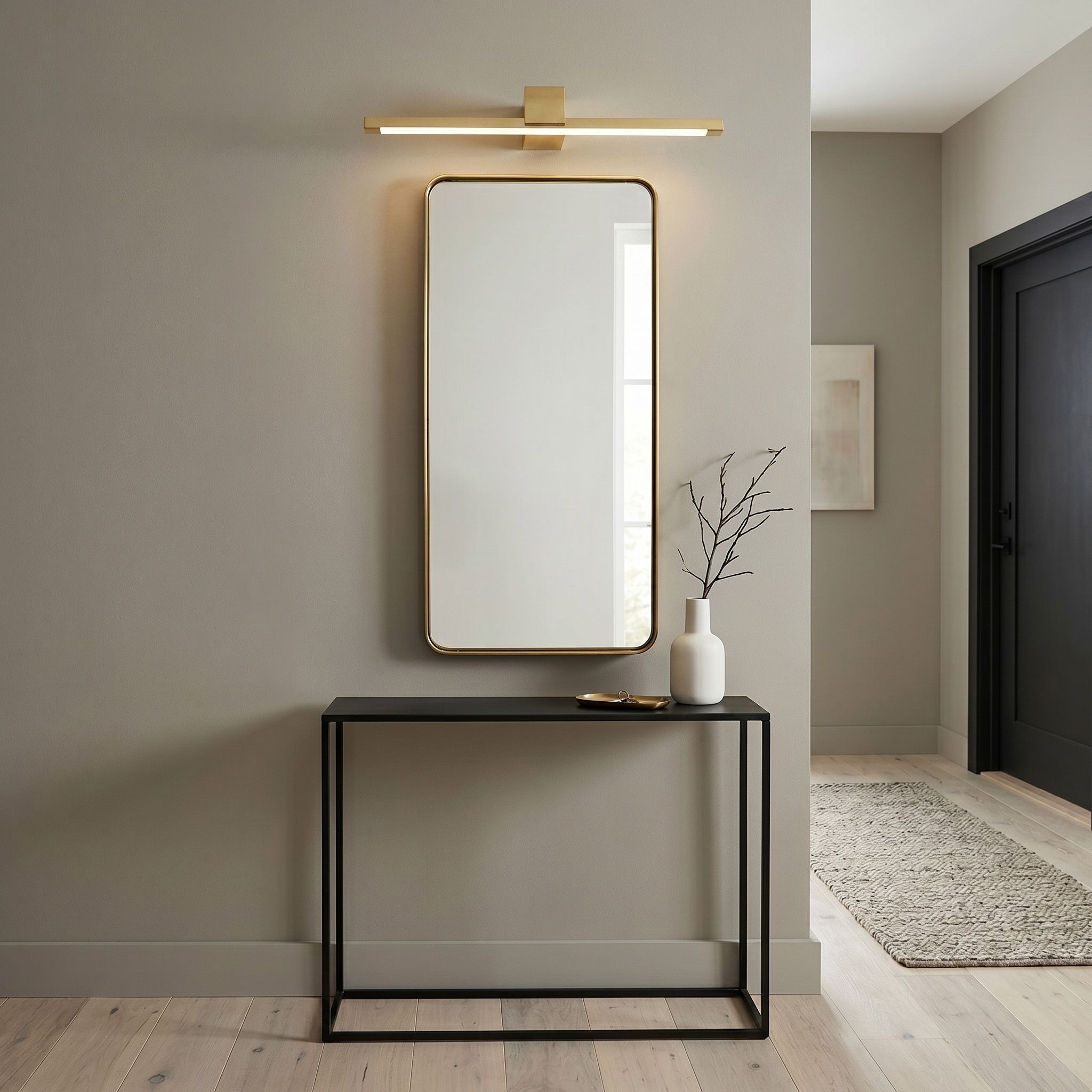 Sieninis šviestuvas Toolight Vonios sieninis LED šviestuvas SWE044-1W 60cm GOLD aprašymas - Prekės nuotrauka