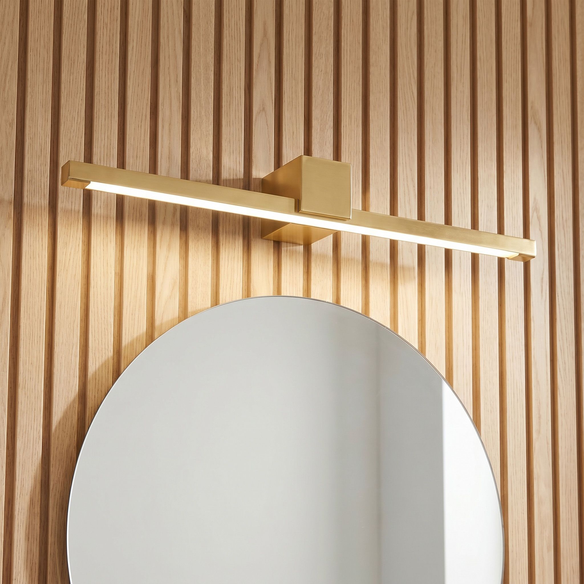 Sieninis šviestuvas Toolight Vonios sieninis LED šviestuvas SWE044-1W 60cm GOLD aprašymas - Prekės nuotrauka