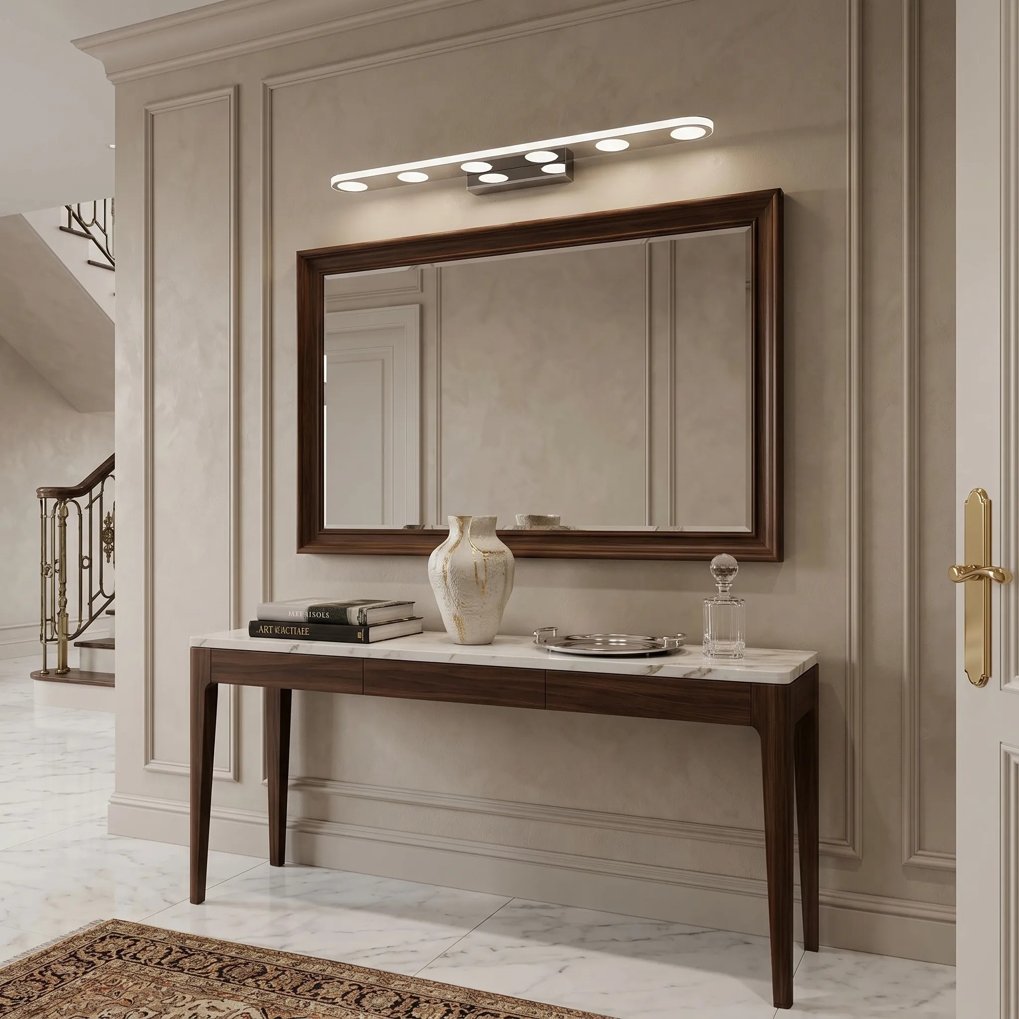Sieninis šviestuvas Toolight Vonios sieninis LED šviestuvas SWE056-W CHROME aprašymas - Prekės nuotrauka