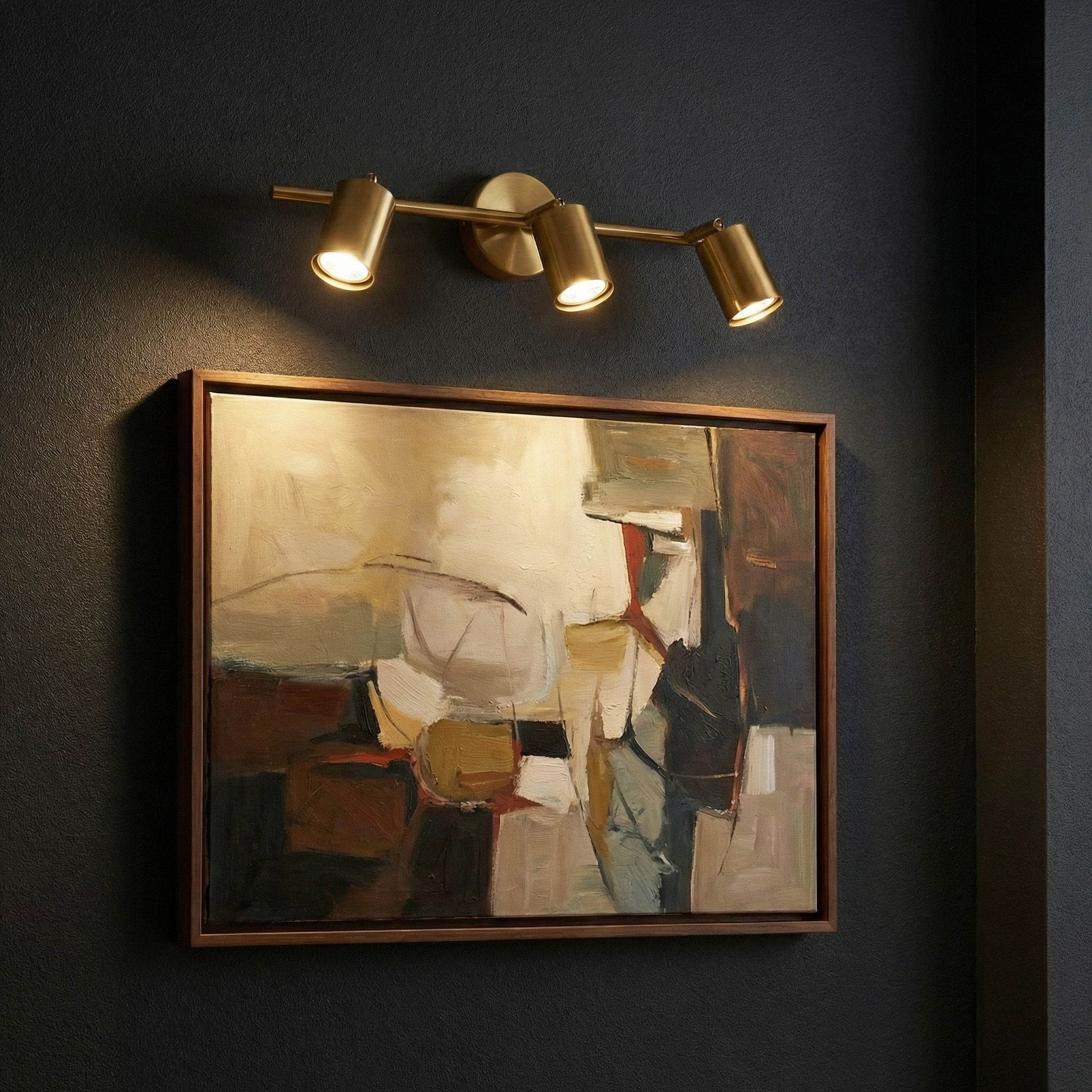 Toolight Vonios Sieninis Šviestuvas APP1898-3W Gold aprašymas - Prekės nuotrauka