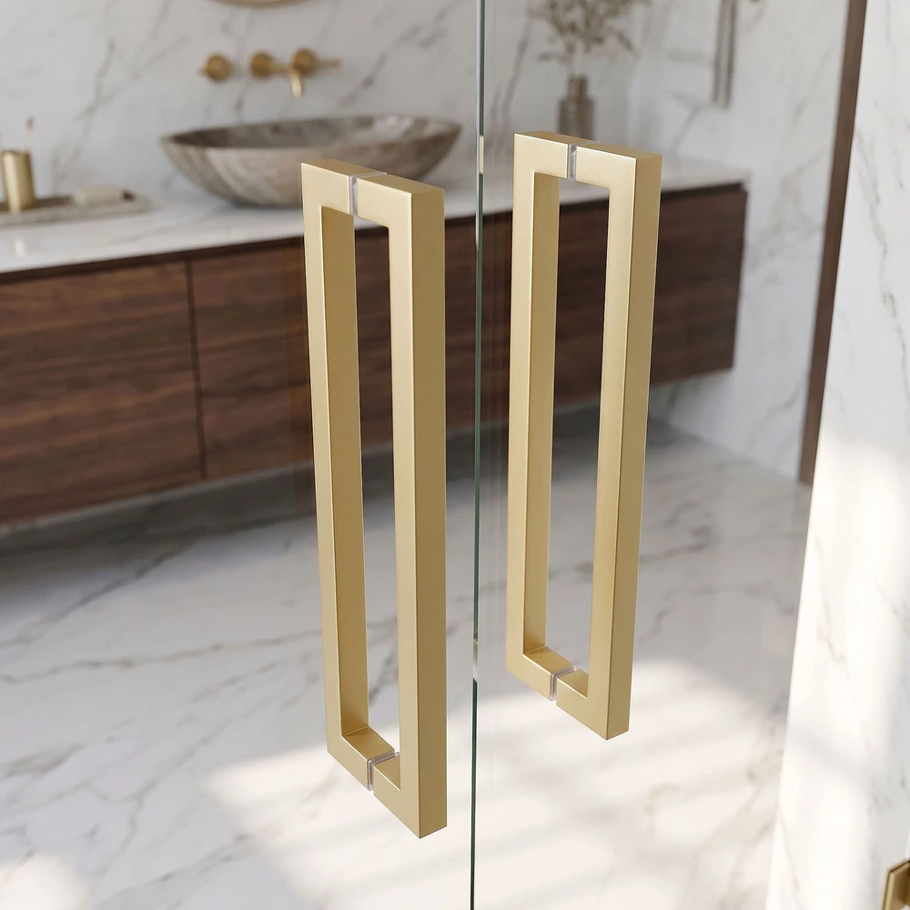 Dušo Durų Rankena Rea 01 Brushed Gold