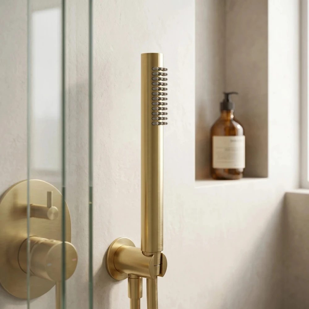 Dušo galvutė Rea JS-018 BRUSH GOLD