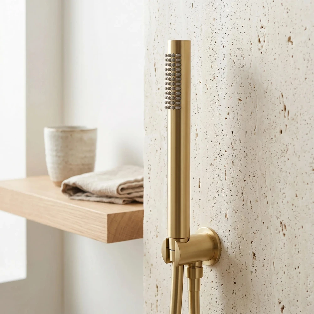 Dušo galvutė Rea JS-018 BRUSH GOLD