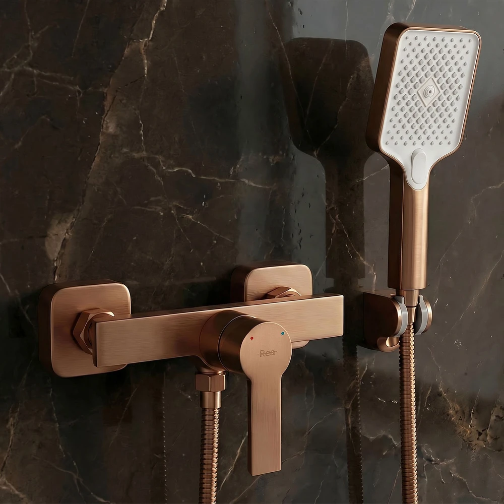 Dušo galvutė Rea JS-031 BRUSH COPPER