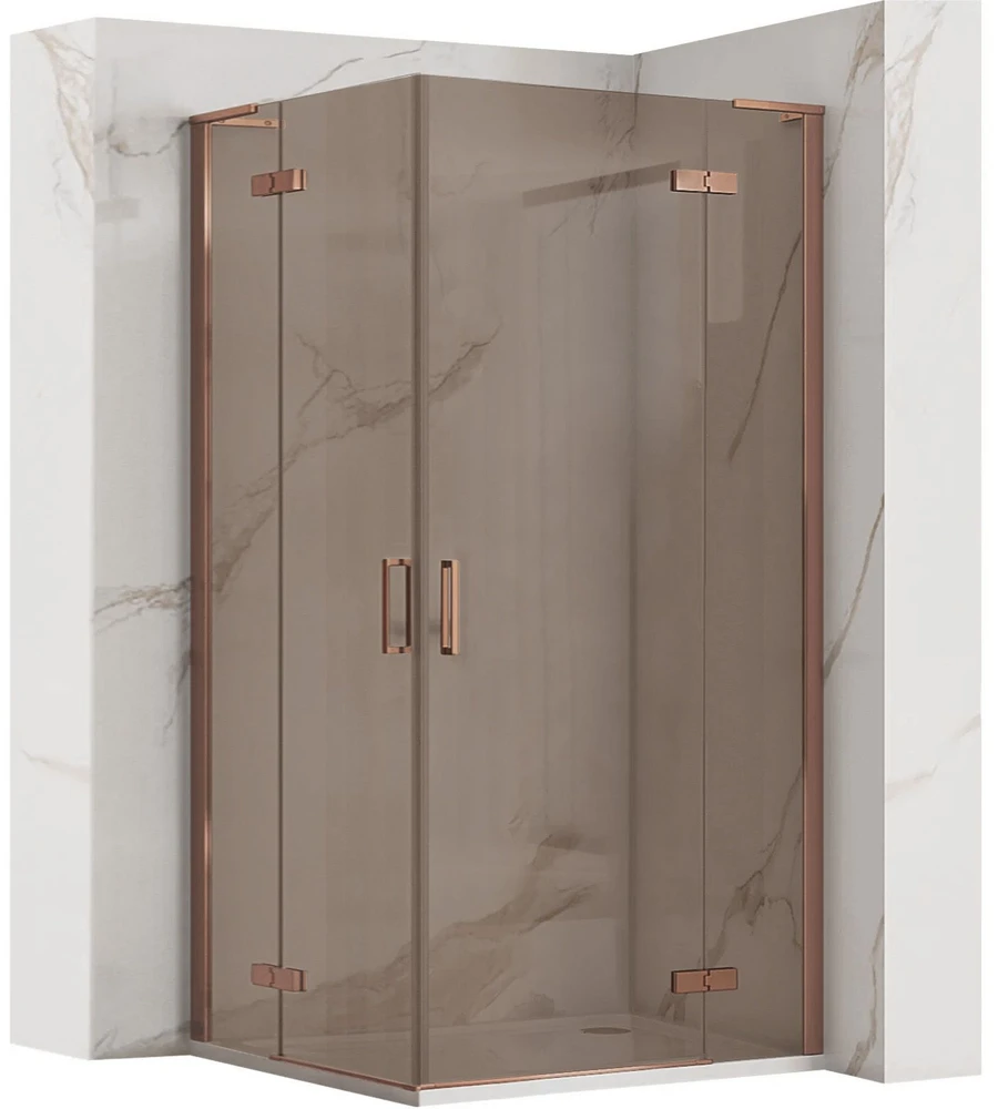 Dušo Kabina Rea Hugo Double 90x90 Copper