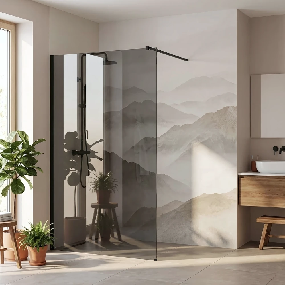 Dušo Siena Rea Flexi Pilkas / Juodas 90