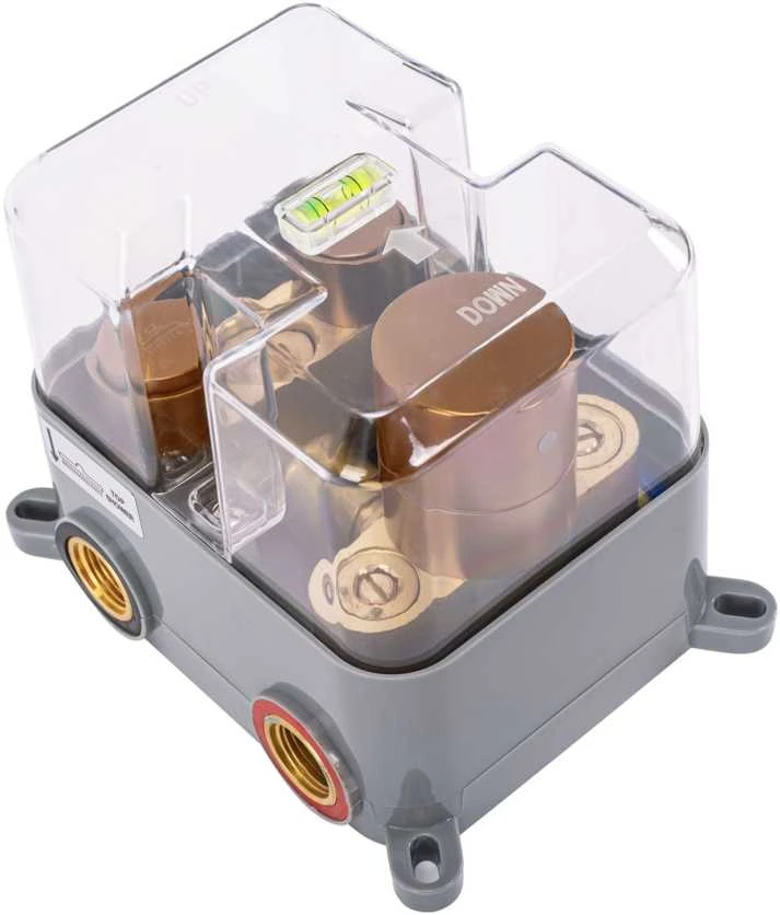Įleidžiamas dušo komplektas Rea LUNGO COPPER BRUSH BOX