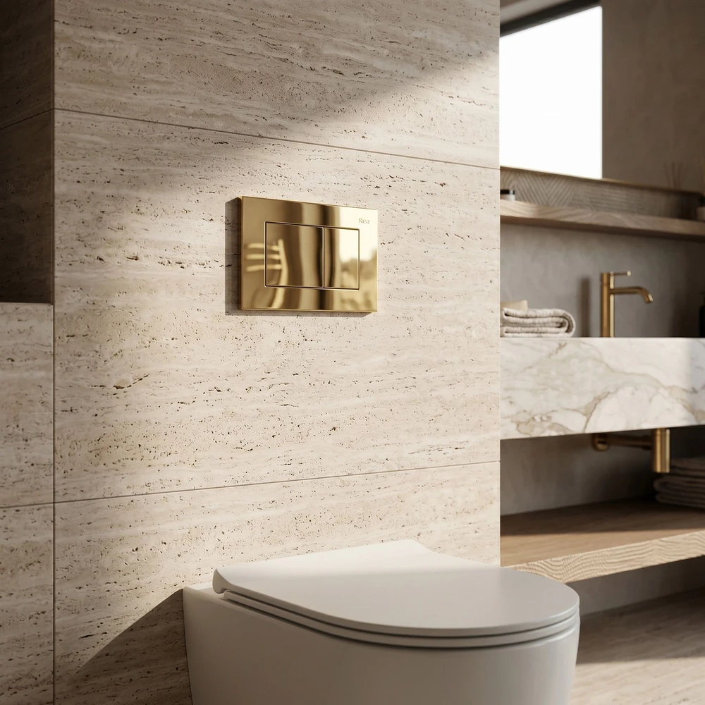 Įleistinis WC rėmas K011A-Q Rea J Gold