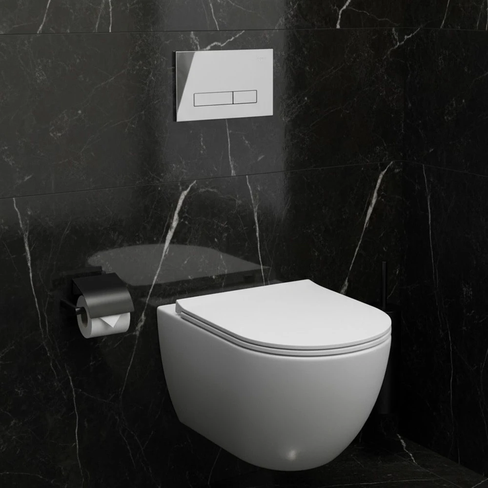 Įleistinis WC rėmas Rea K011A-Q HD Chrome