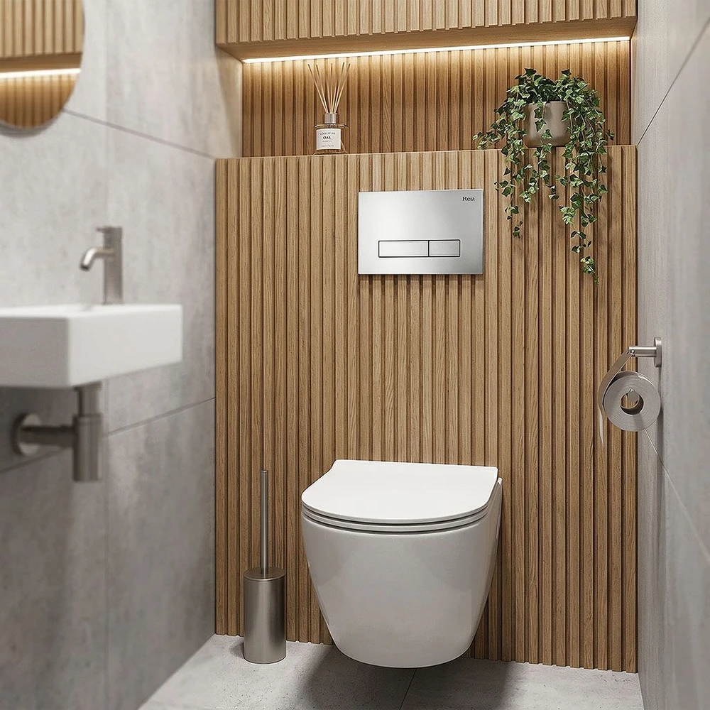 Įleistinis WC rėmas Rea K011A-Q HD Satin