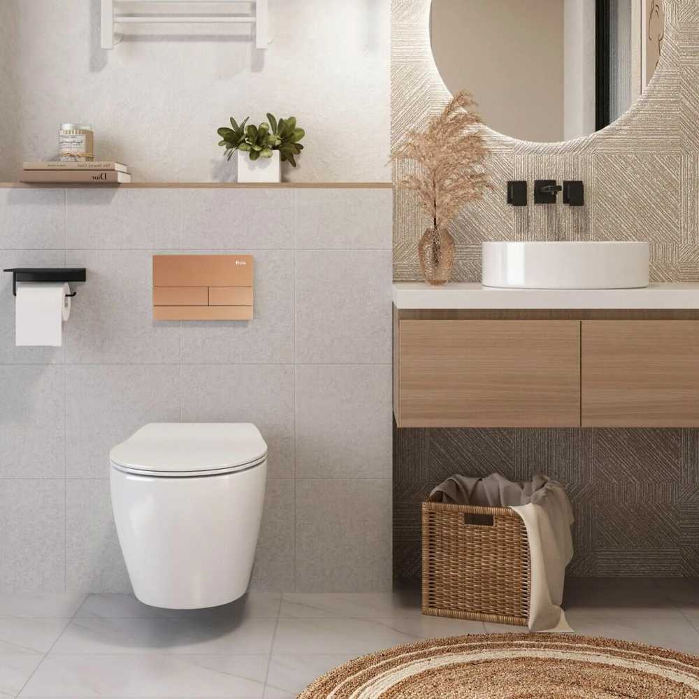Įleistinis WC rėmas Rea K011A-Q T Copper/Rose Gold