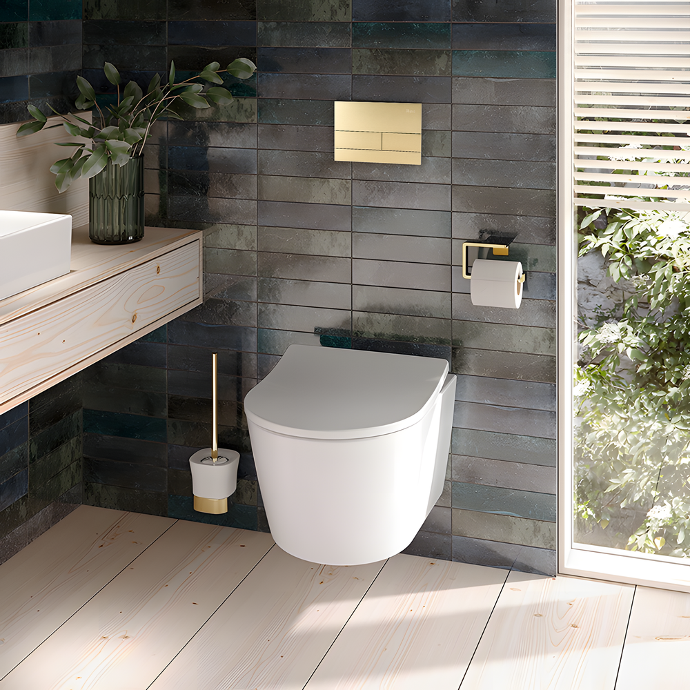 Įleistinis WC rėmas Rea K011A-Q T Gold
