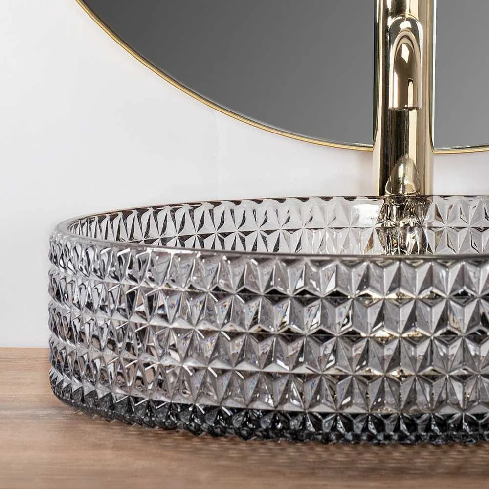 Kriauklė stalviršio Rea Cristal Pilkas 39
