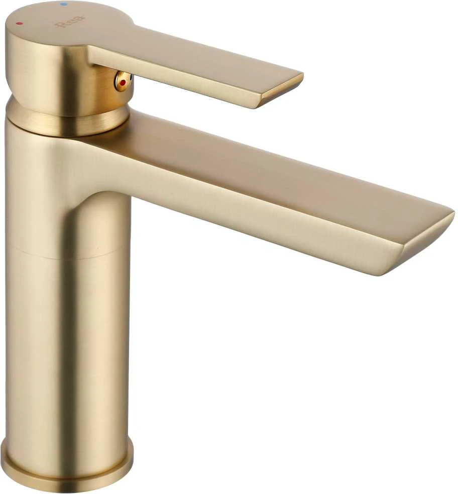 Kriauklės maišytuvas Rea Argus GOLD BRUSH Low