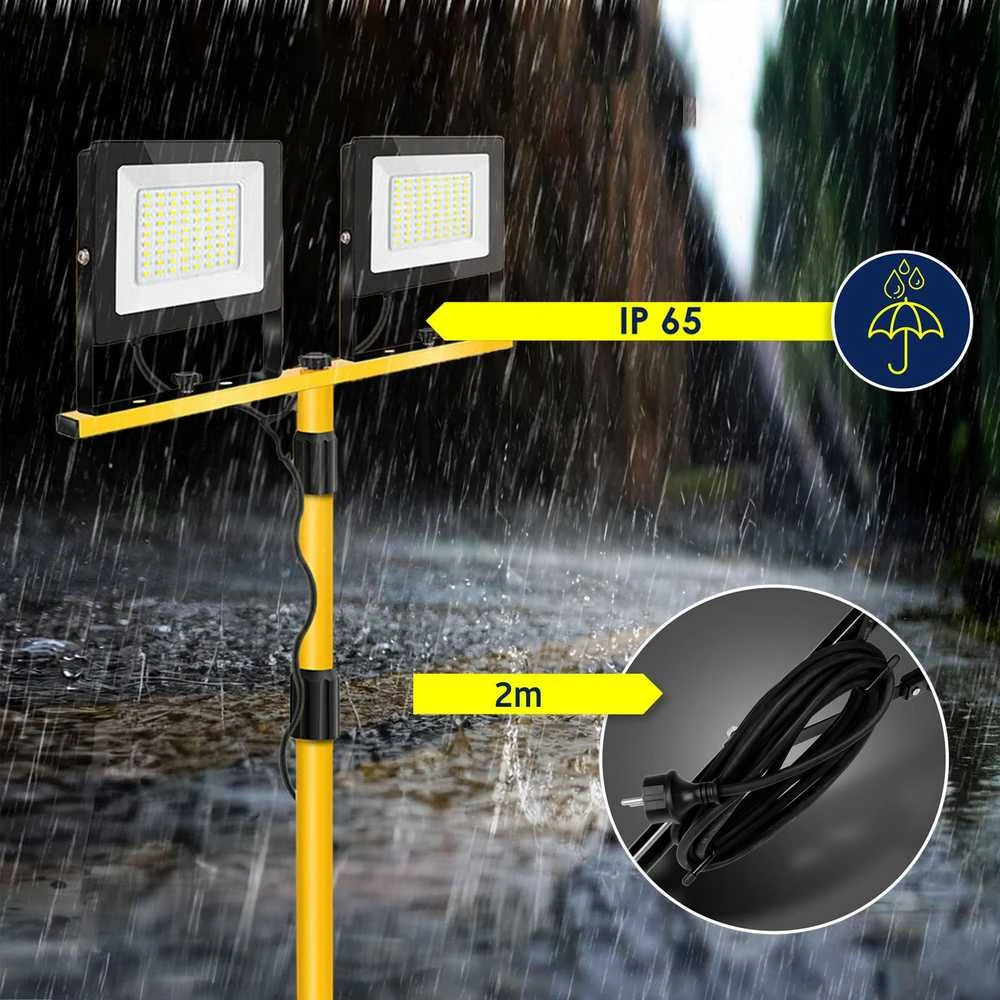 Lubinis šviestuvas Toolight Konstrukcijos LED halogenas ant 2x20W RSL001-20N stovo