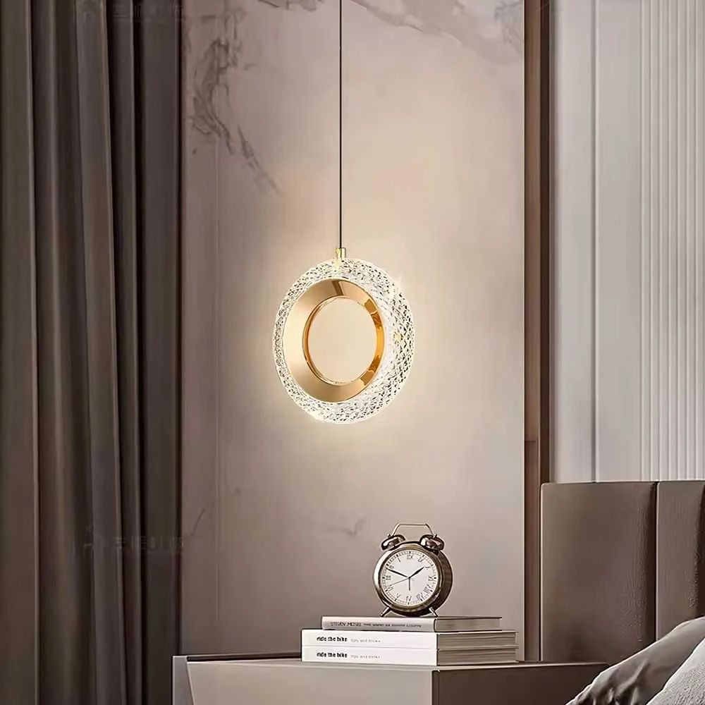 Toolight Krištolinis Pakabinamas Šviestuvas G119-1CP GOLD