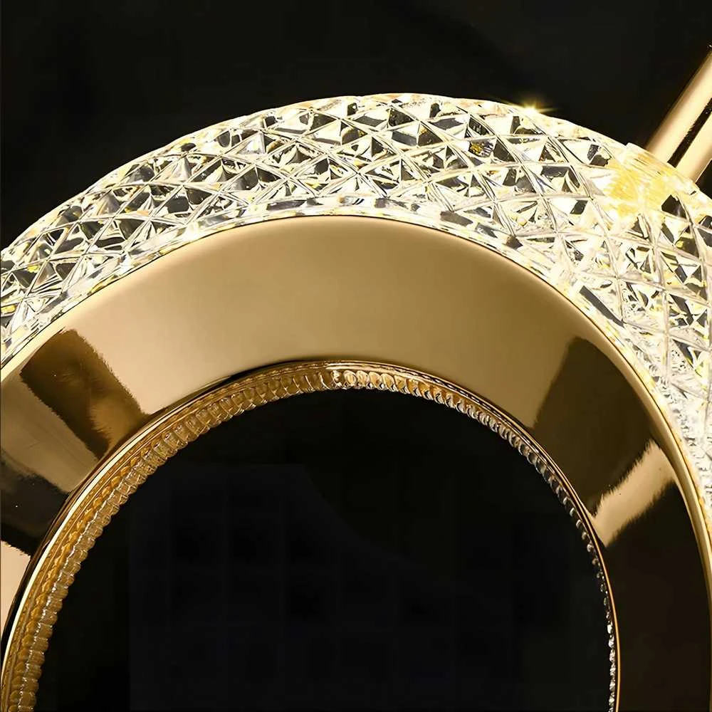 Toolight Krištolinis Pakabinamas Šviestuvas G119-1CP GOLD