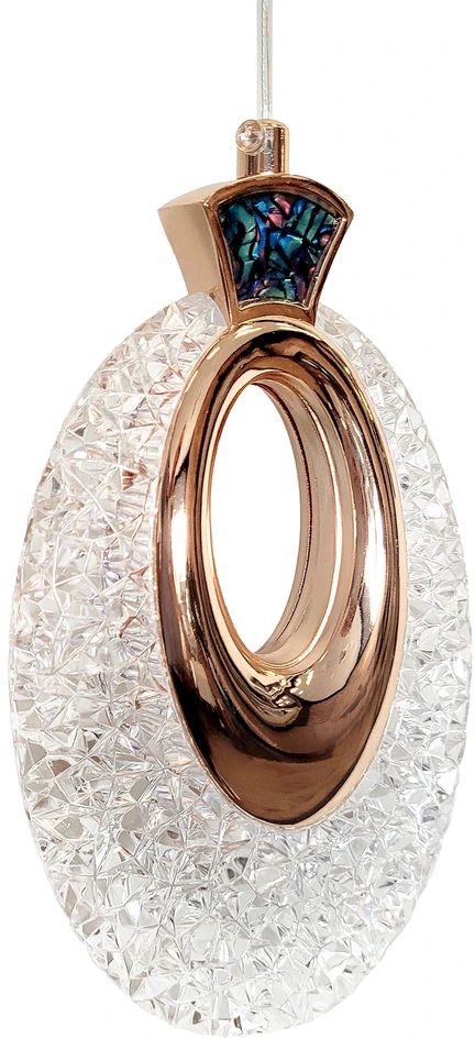 Lubinis šviestuvas Toolight Krištolinis Pakabinamas Šviestuvas Lhj109-1cp Light Rose Gold