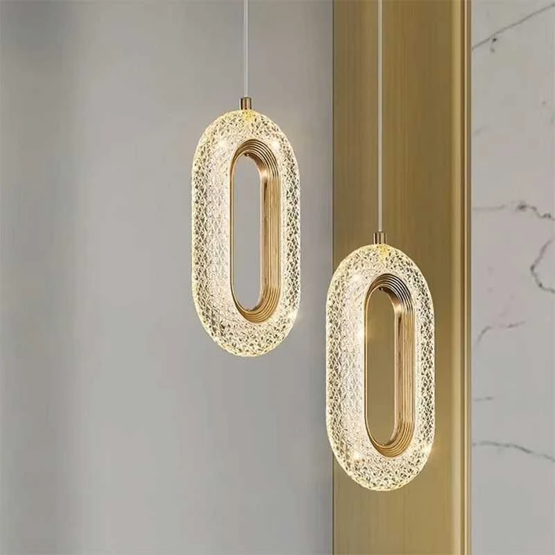 Toolight Krištolinis Pakabinamas Šviestuvas G113-1CP GOLD