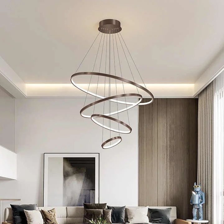 Lubinis šviestuvas Toolight Lampa Wisząca Lhj014-cp4 Juodas