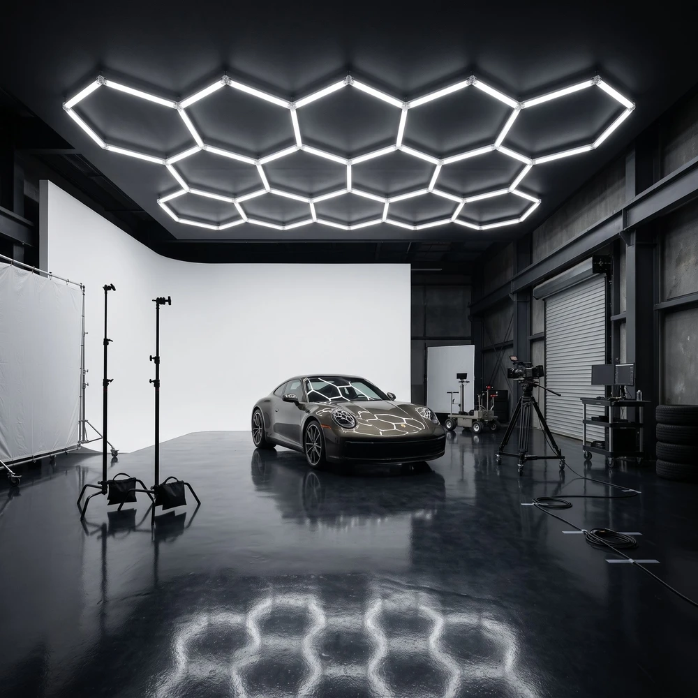Lubinis šviestuvas Toolight Led Šviestuvas Hexagon Jnh052-h Baltas