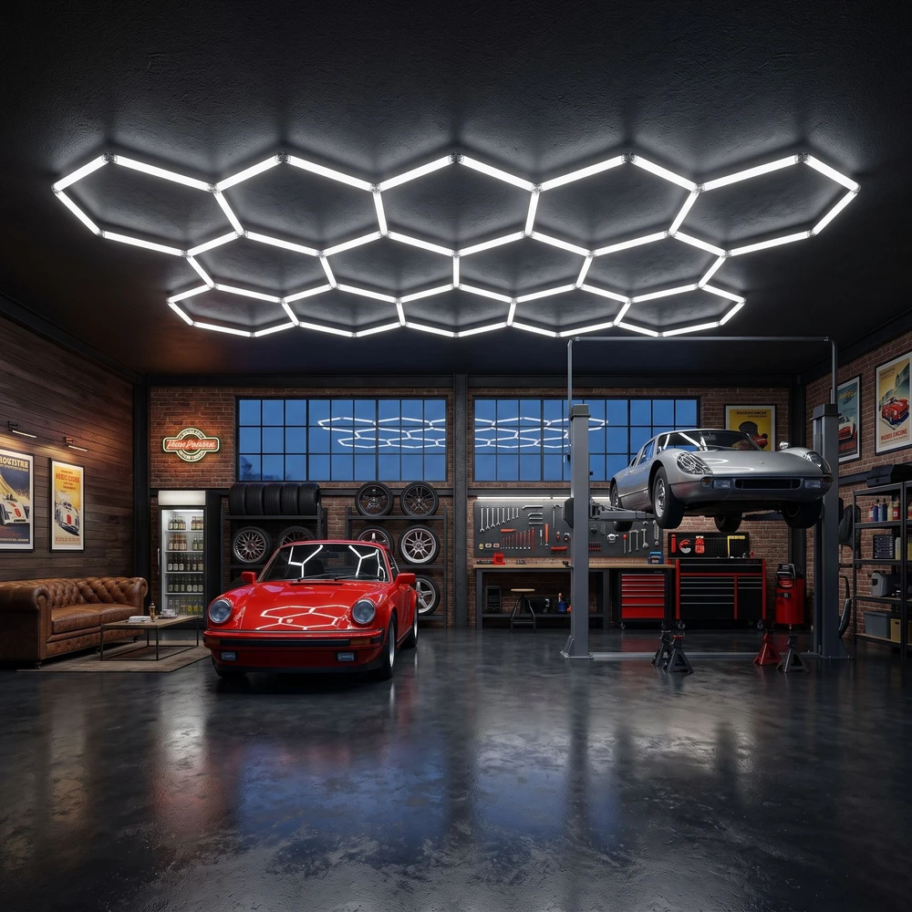 Lubinis šviestuvas Toolight Led Šviestuvas Hexagon Jnh052-h Baltas
