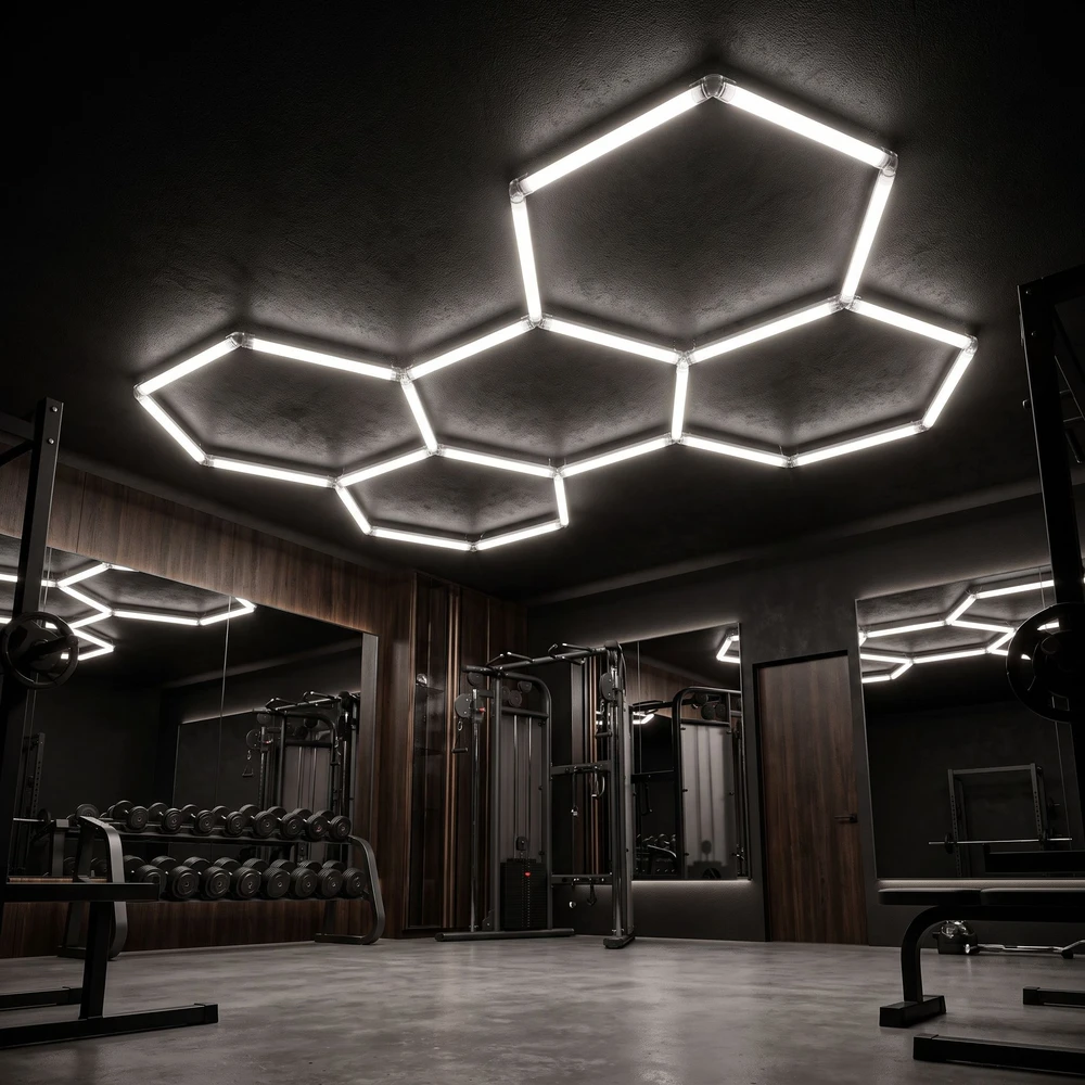 Lubinis šviestuvas Toolight Led Šviestuvas Hexagon Jnh051-h Baltas