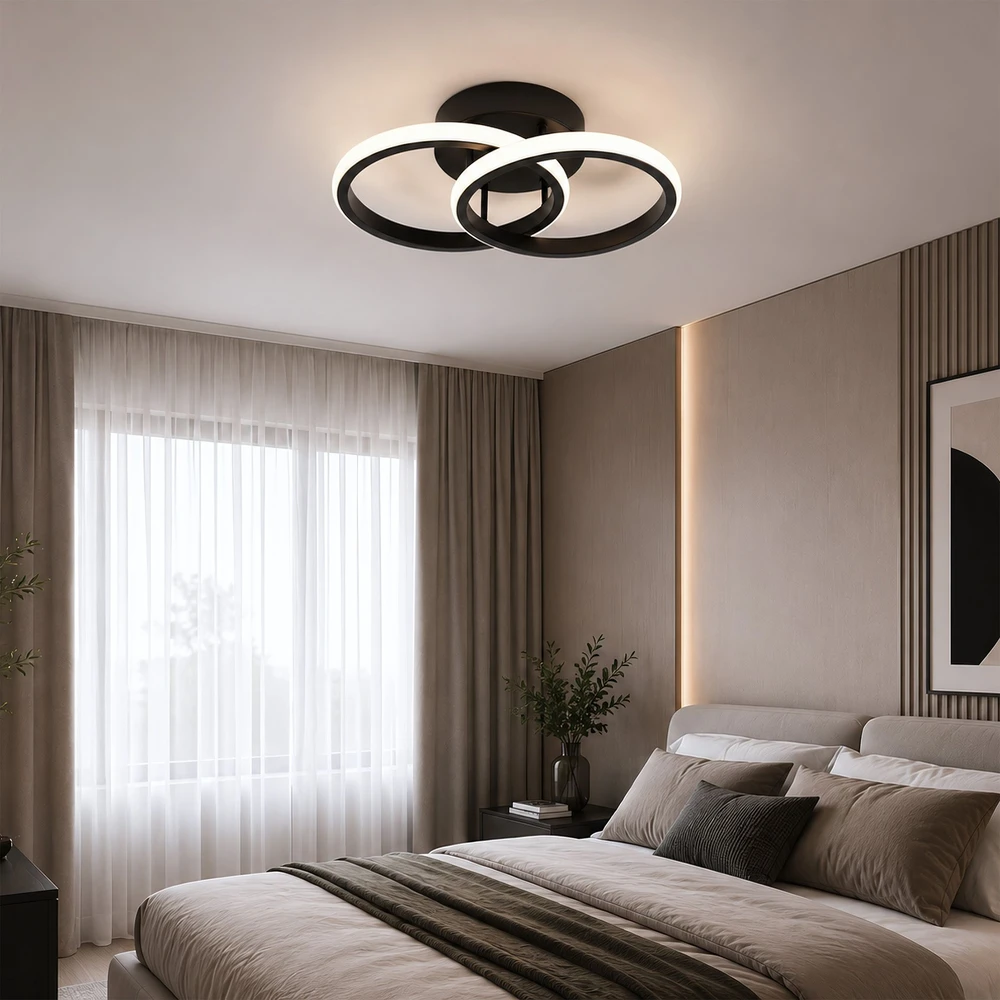 Lubinis šviestuvas Toolight Lubinis LED šviestuvas LHJ121-C Juodas