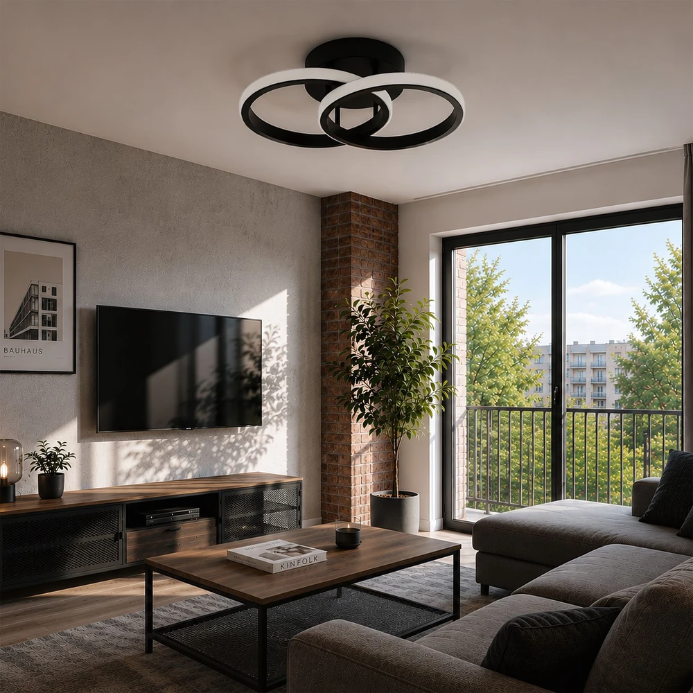 Lubinis šviestuvas Toolight Lubinis LED šviestuvas LHJ121-C Juodas
