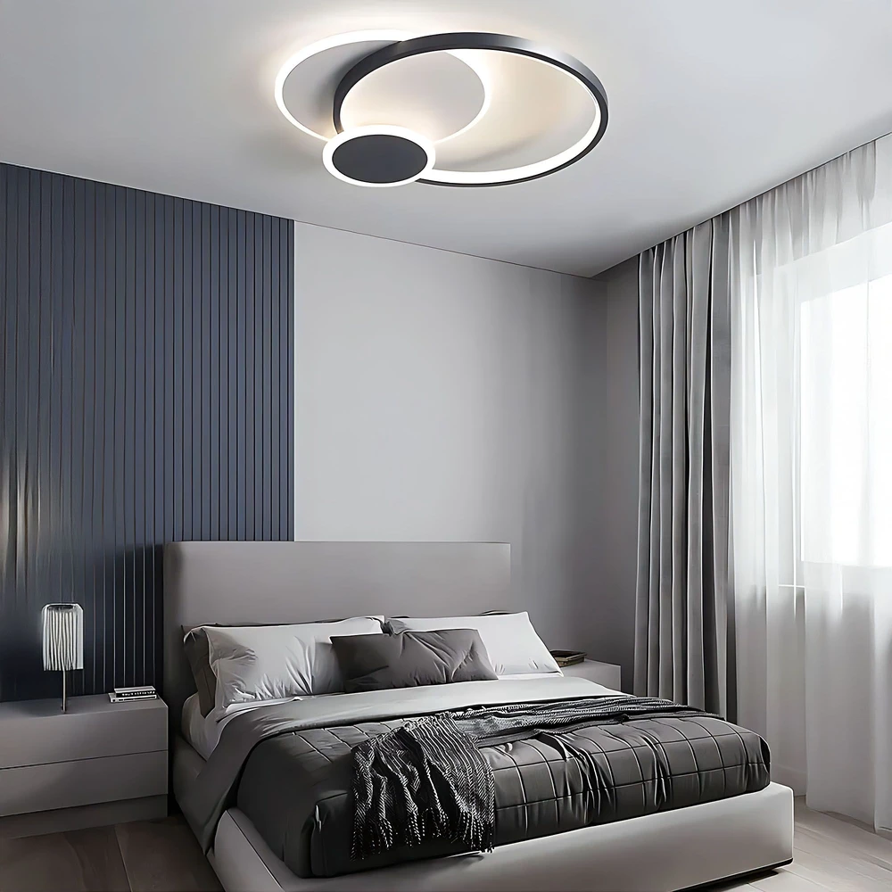 Lubinis šviestuvas Toolight Lubų šviestuvas APP1709-C Juodas LED