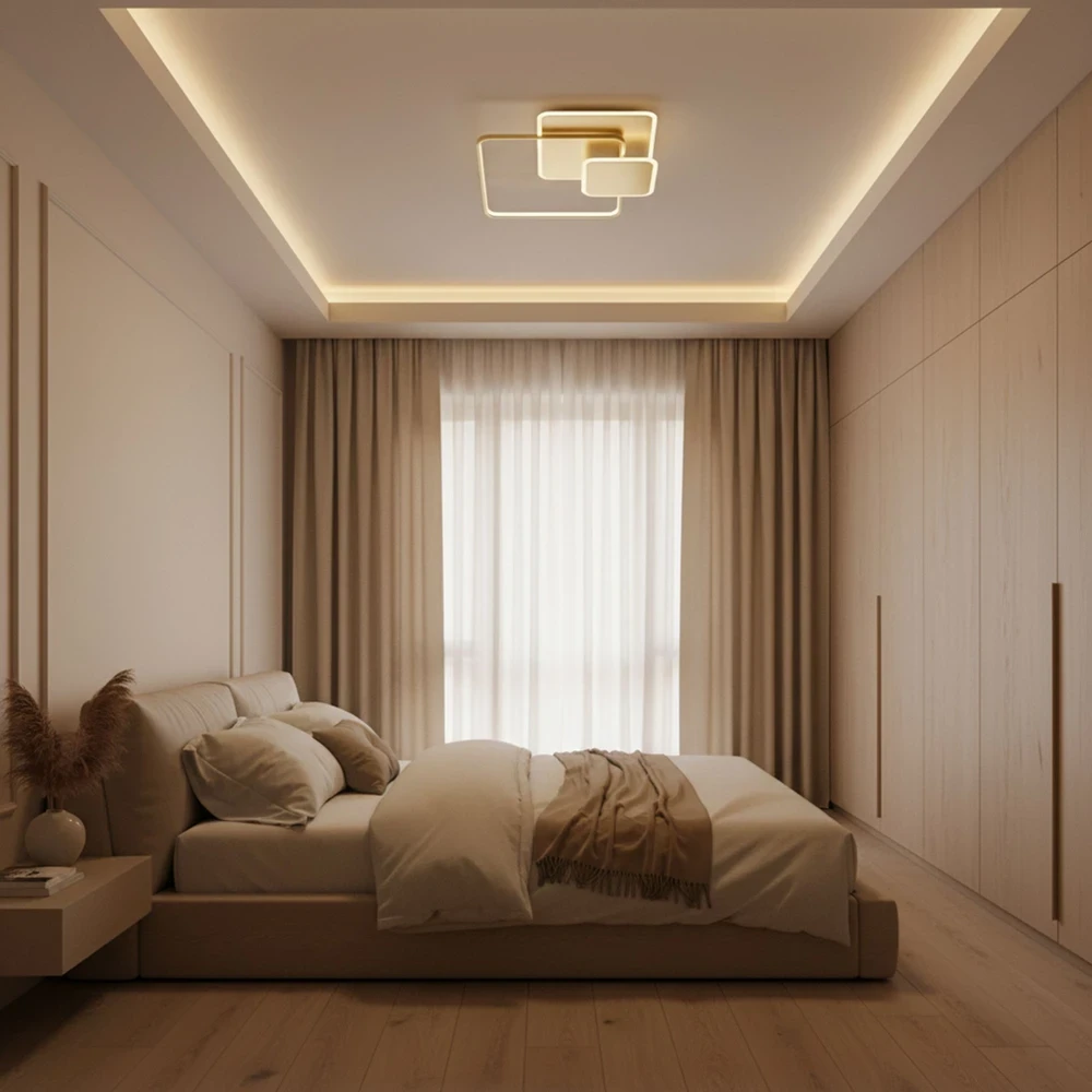 Lubinis šviestuvas Toolight Lubų šviestuvas APP1713-C GOLD LED