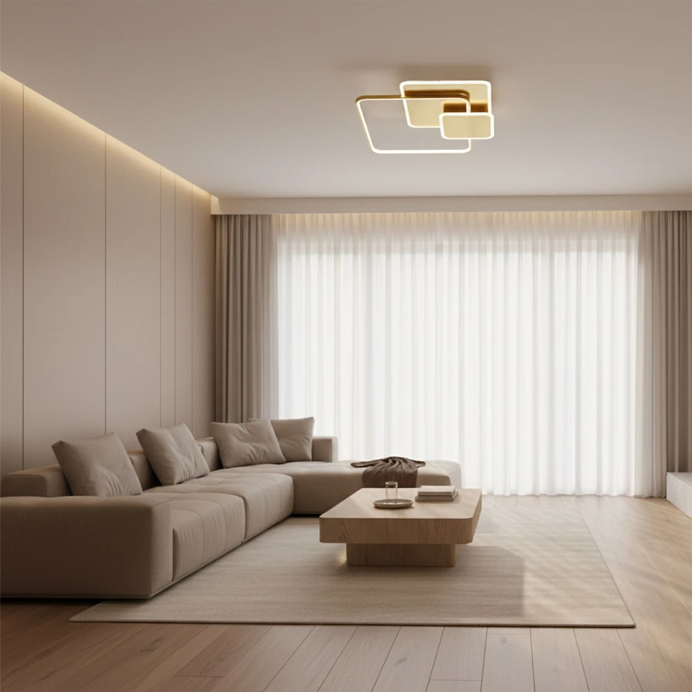 Lubinis šviestuvas Toolight Lubų šviestuvas APP1714-C Gold LED