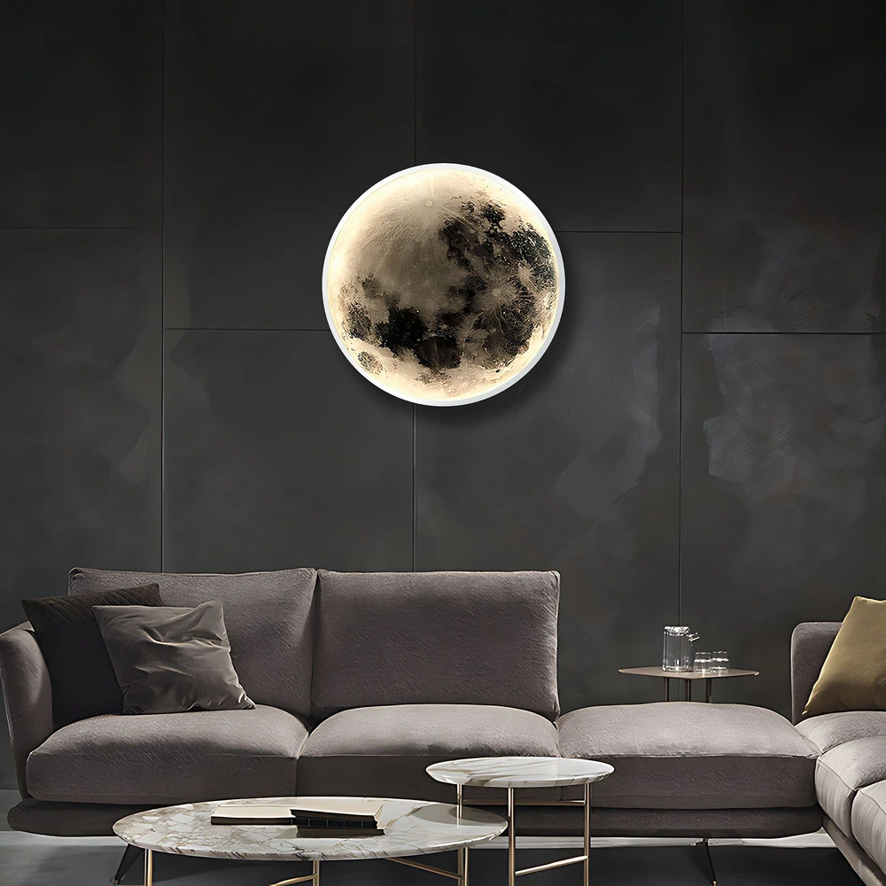 Lubinis šviestuvas Toolight Lubų šviestuvas APP1806-CW Moon LED Baltas
