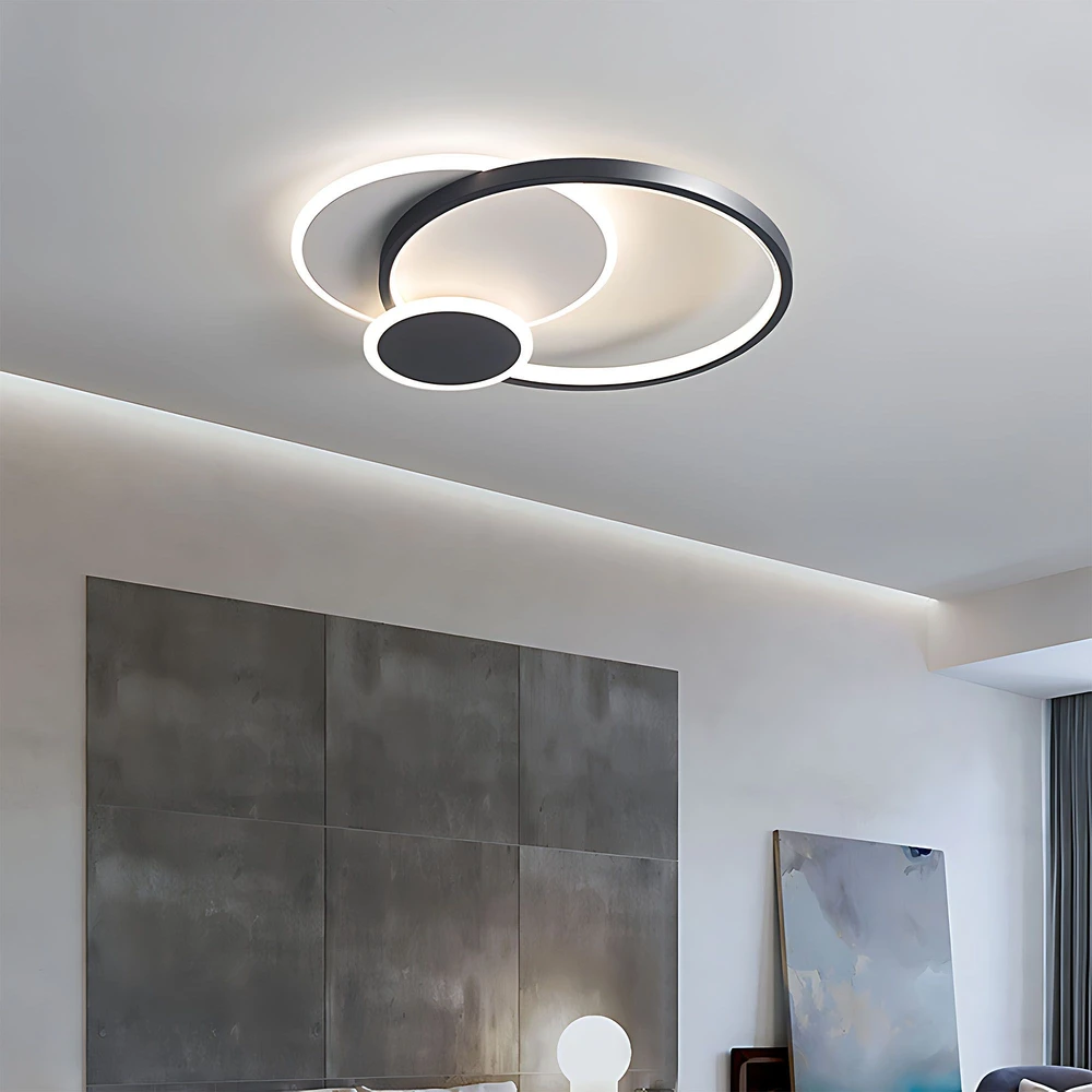 Lubinis šviestuvas Toolight Lubų šviestuvas APP1709-C Juodas LED