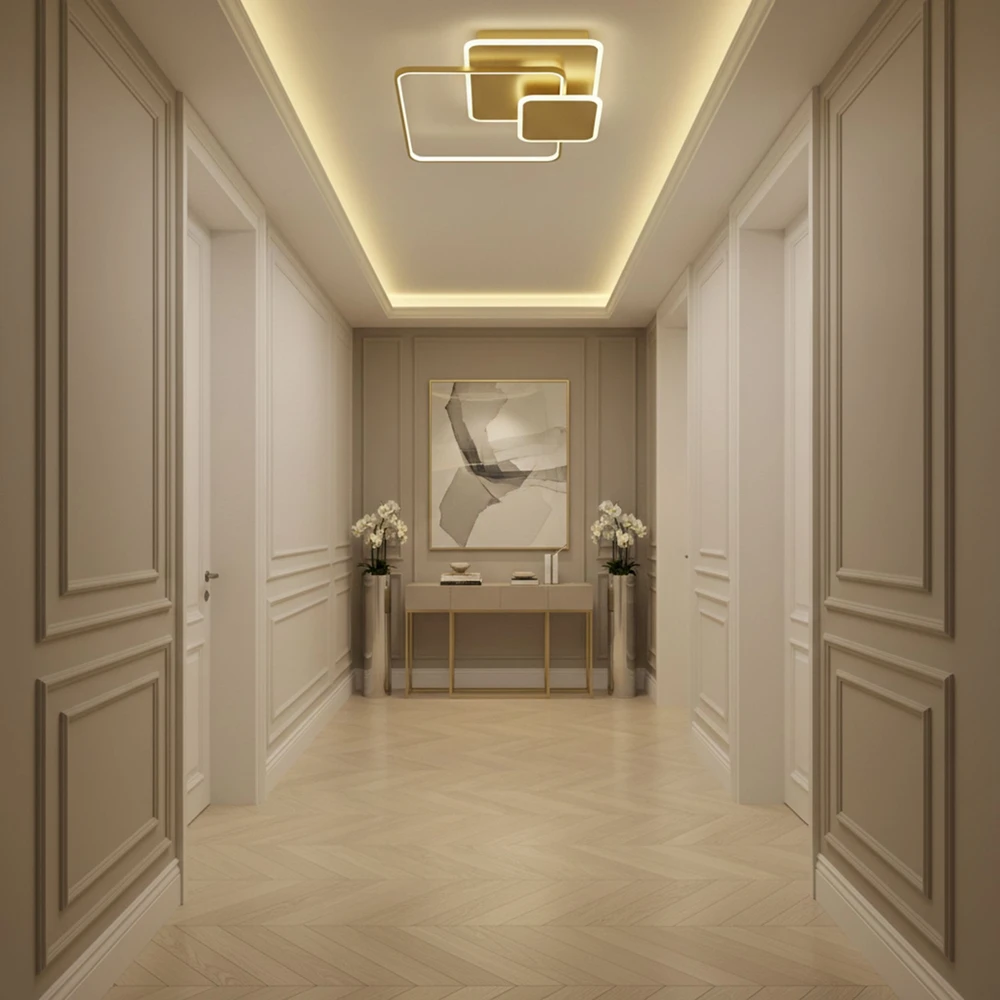 Lubinis šviestuvas Toolight Lubų šviestuvas APP1713-C GOLD LED