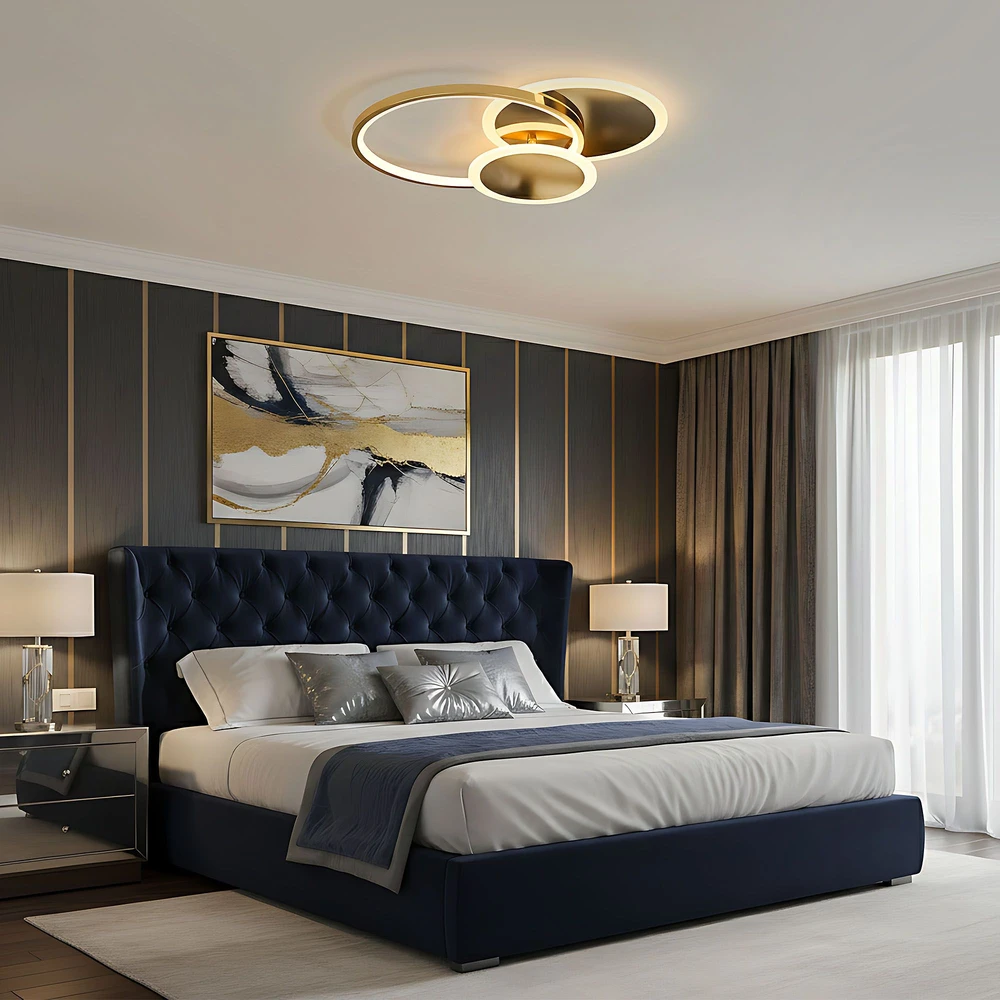 Lubinis šviestuvas Toolight Lubų šviestuvas APP1710-C Gold LED