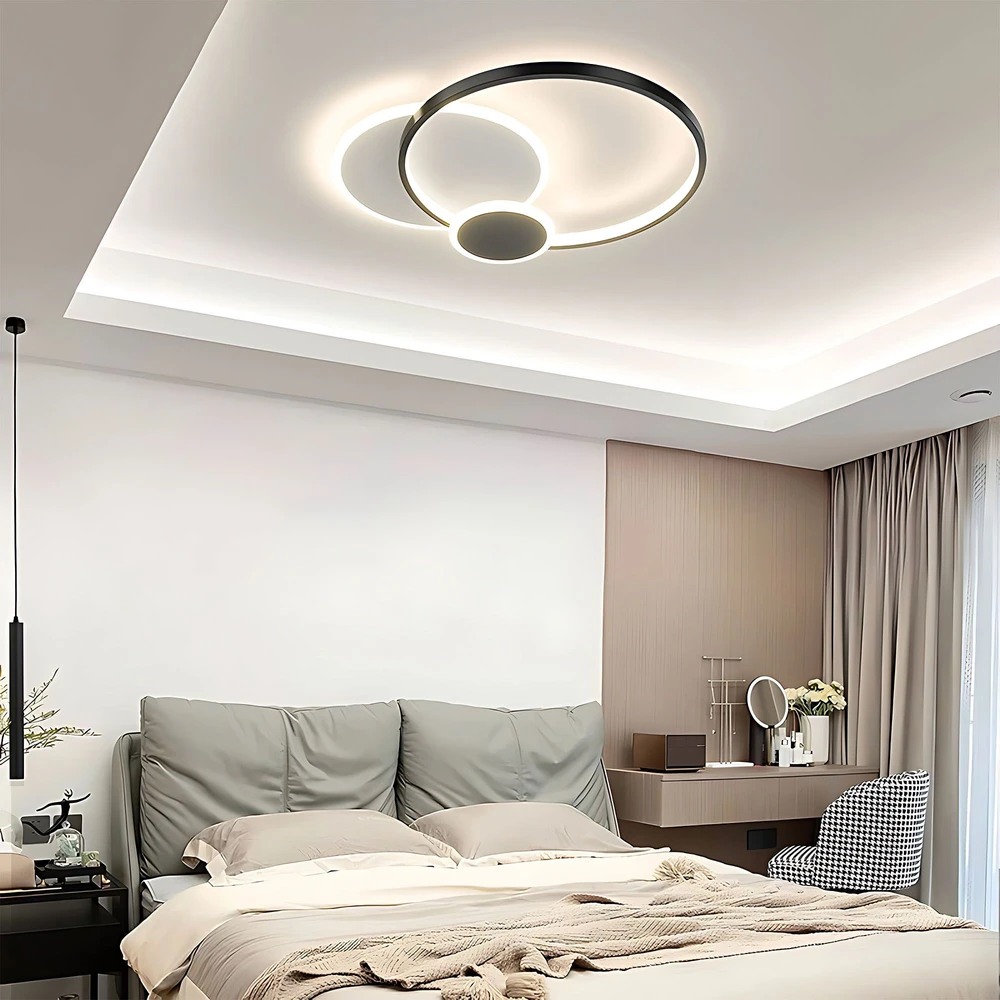 Lubinis šviestuvas Toolight Lubų šviestuvas APP1709-C Juodas LED