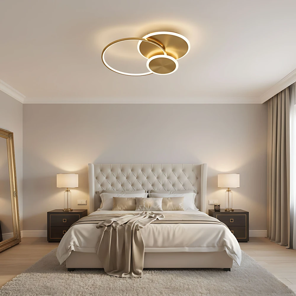 Lubinis šviestuvas Toolight Lubų Šviestuvas App1711-c Gold Led