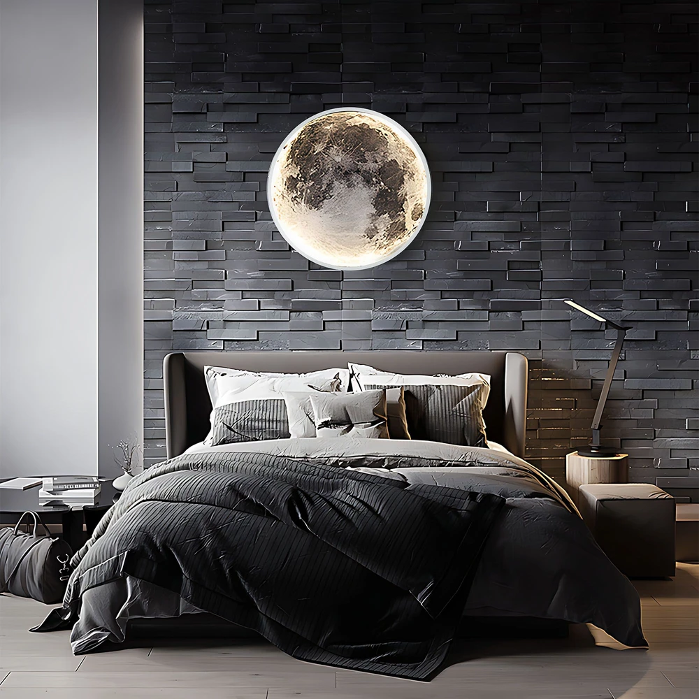 Lubinis šviestuvas Toolight Lubų šviestuvas APP1806-CW Moon LED Baltas