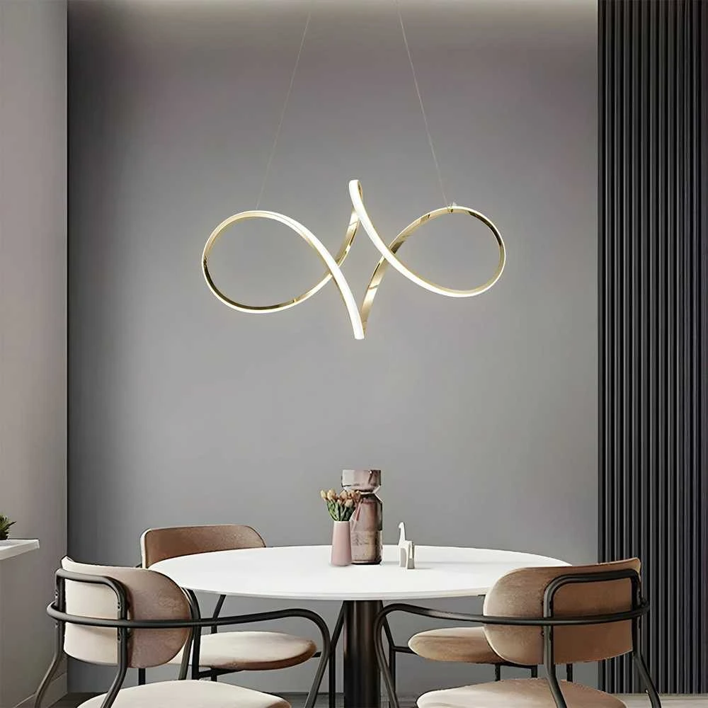 Lubinis šviestuvas Toolight Pakabinamas LED šviestuvas G081-1CP GOLD
