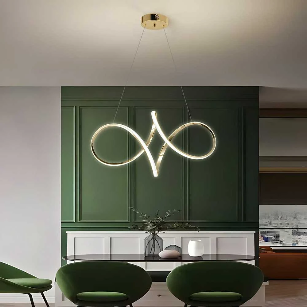Lubinis šviestuvas Toolight Pakabinamas LED šviestuvas G081-1CP GOLD