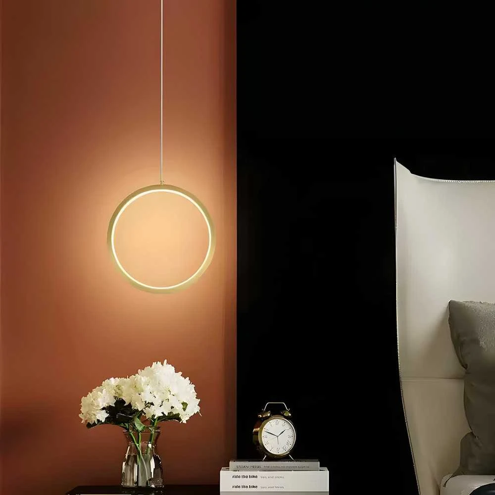 Lubinis šviestuvas Toolight Pakabinamas LED šviestuvas G112-CP Gold