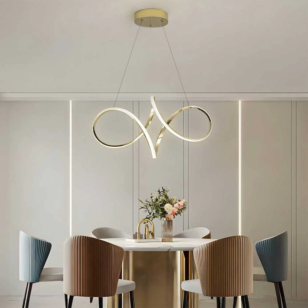 Lubinis šviestuvas Toolight Pakabinamas LED šviestuvas G081-1CP GOLD