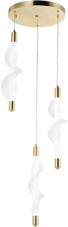 Lubinis šviestuvas Toolight Šviestuvas LED G009-3CPR Baltas/GOLD