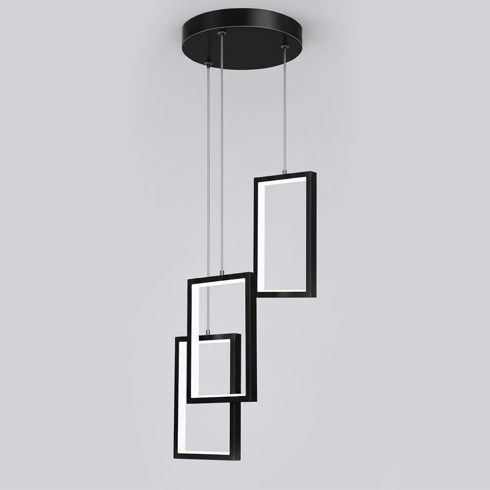 Lubinis šviestuvas Toolight Šviestuvas Led Lhj087-3cp Juodas