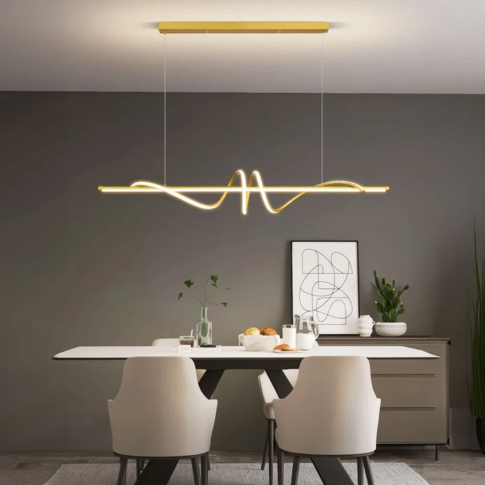Lubinis šviestuvas Toolight Šviestuvas Led Lhj024-cp 120 Cm Gold