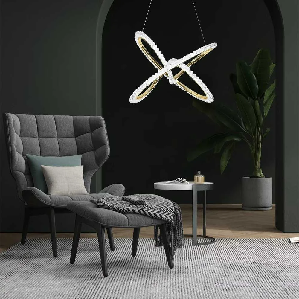 Lubinis šviestuvas Toolight Šviestuvas LED G035-CP Gold